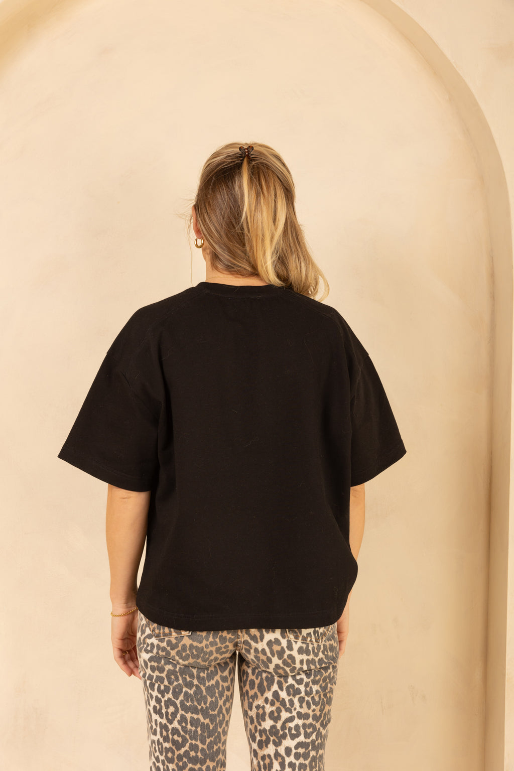 Breastfeeding Friendly Zip Access T-Shirt - Black