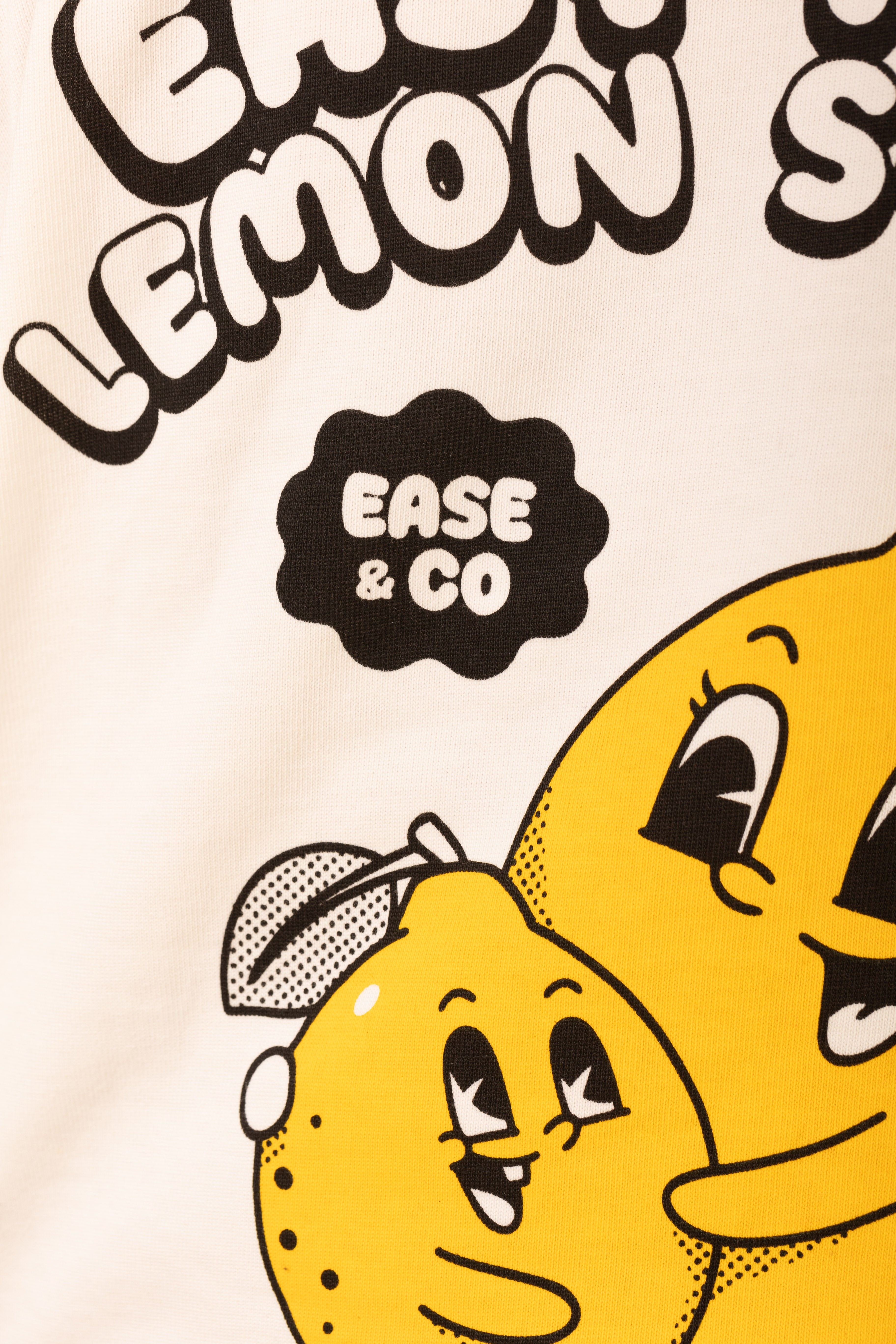 Breastfeeding Friendly Zip Access T-Shirt - Lemons