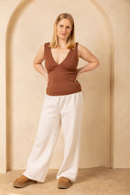 Breastfeeding Friendly Under Top - Mocha